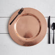 Stamped Copper Charger - Mulberry Home Store