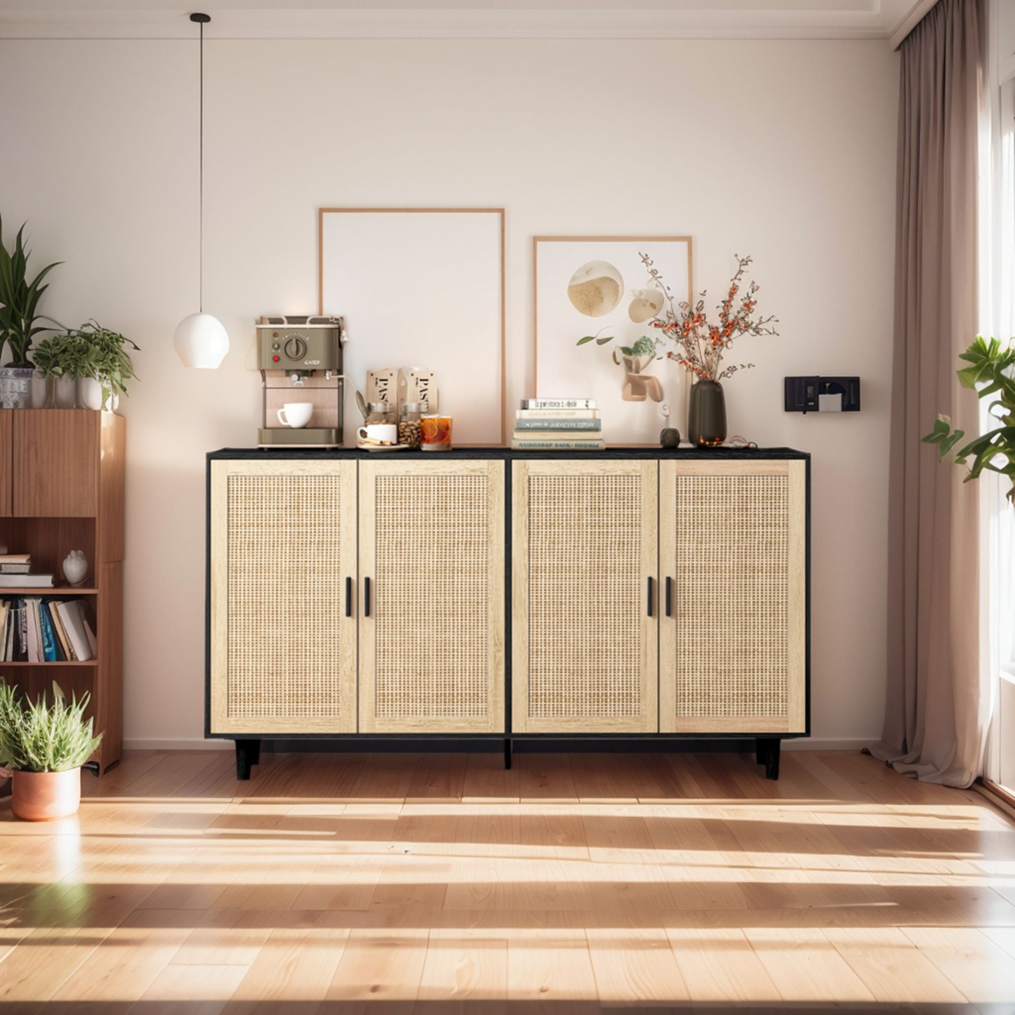 Rattan Storage Cabinet