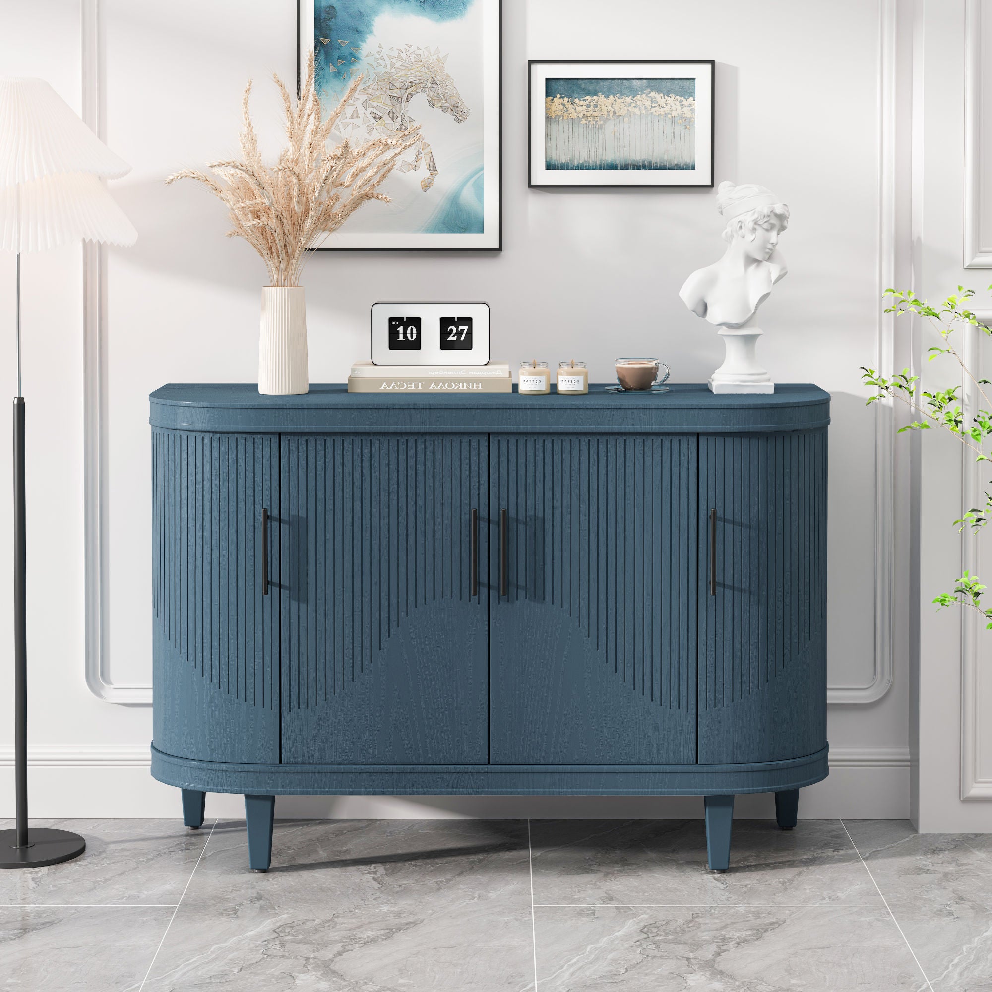 Modern Curved Sideboard