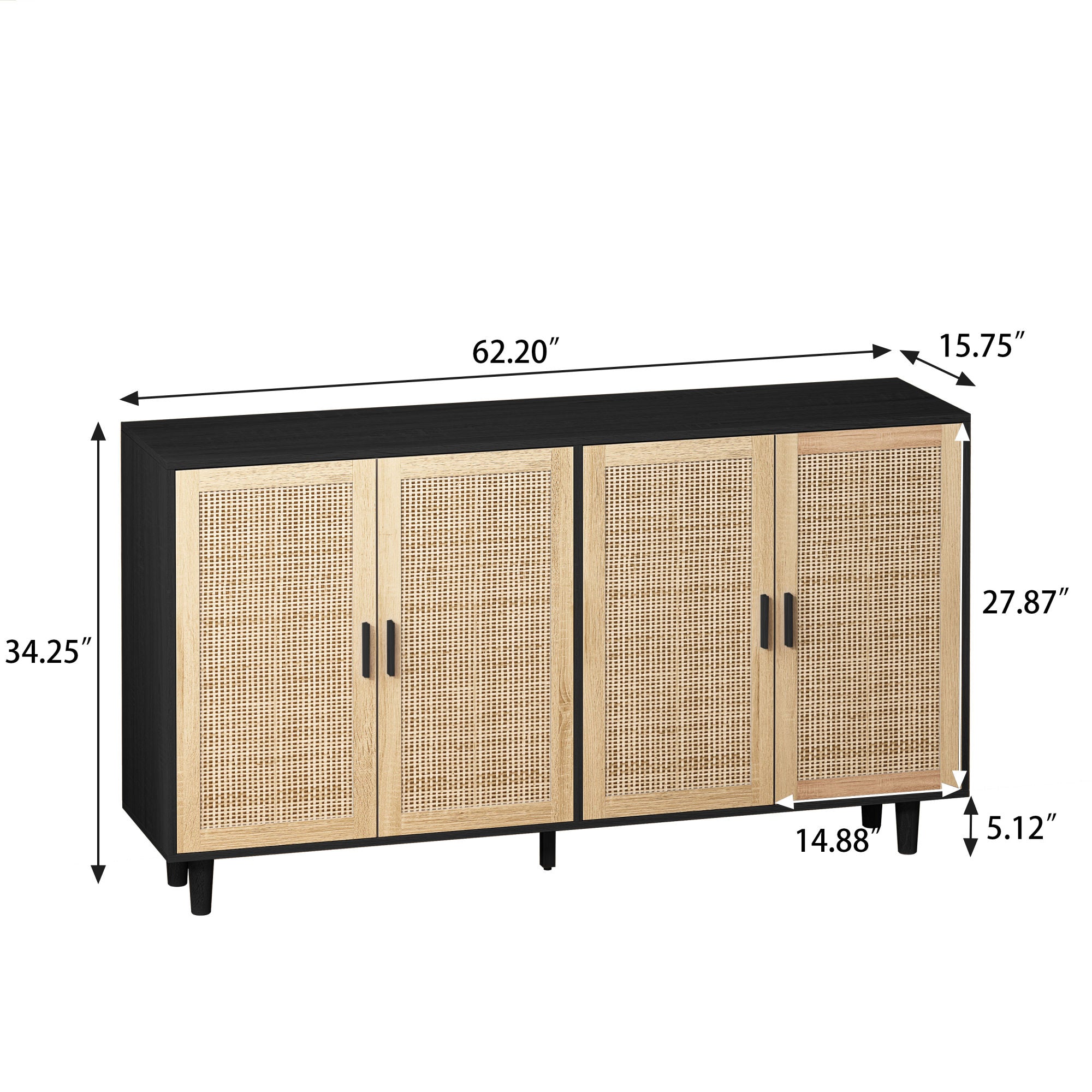 Rattan Storage Cabinet