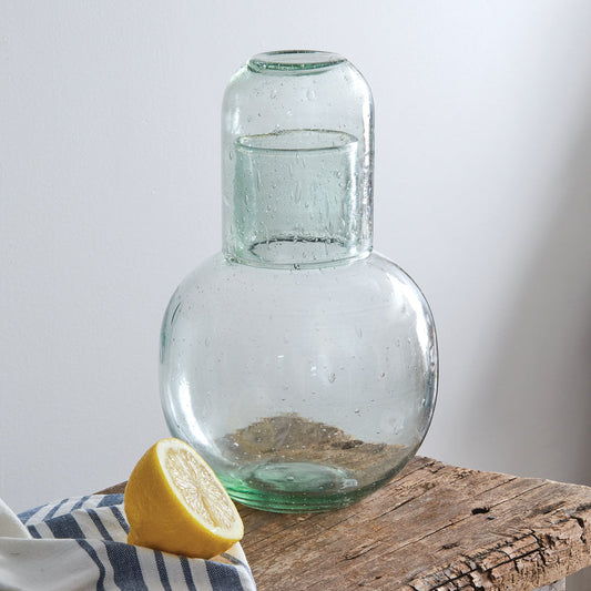 Recycled Glass Bedside Carafe Set - Mulberry Home Store