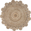 Round Natural Jute Coiled Area Rug - Mulberry Home Store