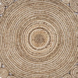 Round Natural Jute Coiled Area Rug - Mulberry Home Store