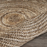 Round Natural Jute Coiled Area Rug - Mulberry Home Store