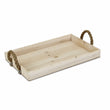 Natural Wooden Tray With Rope Handles - Mulberry Home Store