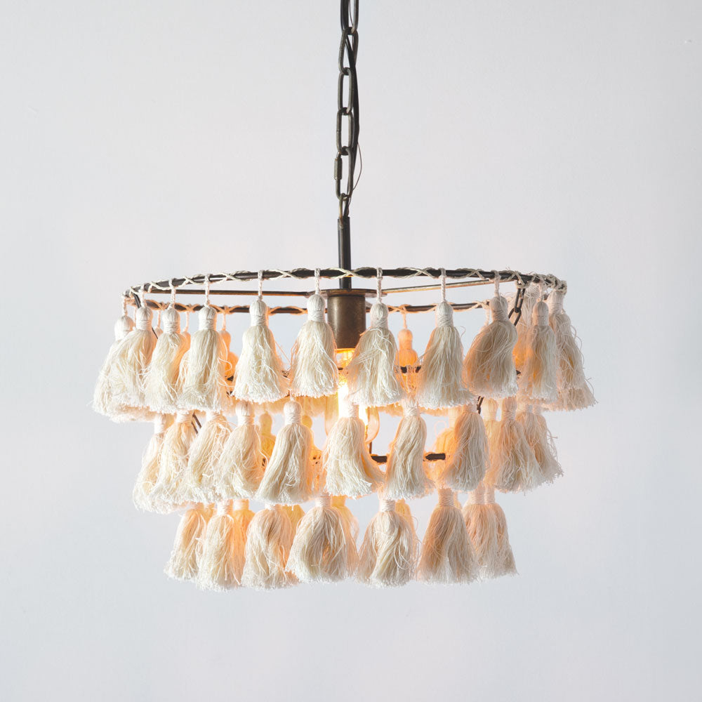 Farrah Tassel Pendant - Mulberry Home Store