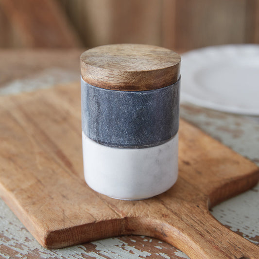 Marble Salt and Pepper Pinch Pots - Mulberry Home Store