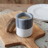 Marble Salt and Pepper Pinch Pots - Mulberry Home Store