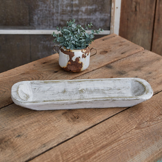 Whitewashed Baguette Bowl - Mulberry Home Store