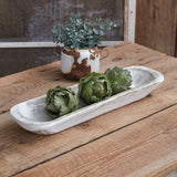 Whitewashed Baguette Bowl - Mulberry Home Store