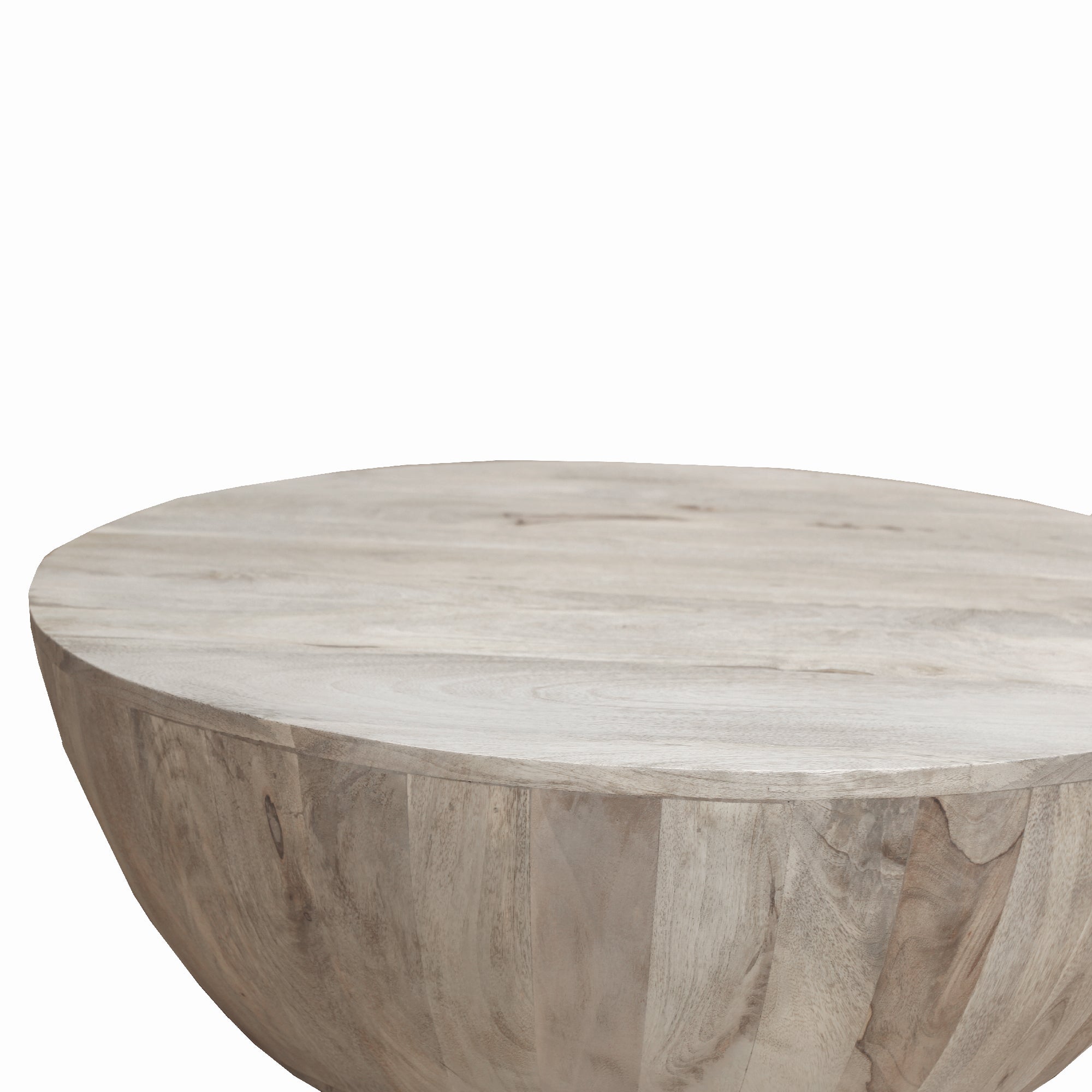 12 Inch Round Mango Wood Coffee Table - Mulberry Home Store