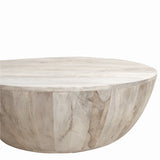 12 Inch Round Mango Wood Coffee Table - Mulberry Home Store