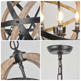 4-Light Adjustable Farmhouse Chandelier - Mulberry Home Store