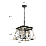 4-Light Farmhouse Pendant Light Fixture - Mulberry Home Store